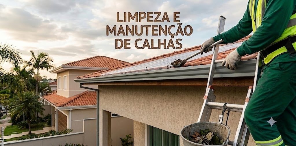 Limpeza de calhas e telhados em Botucatu - Manutenção e prevenção Casa Livre