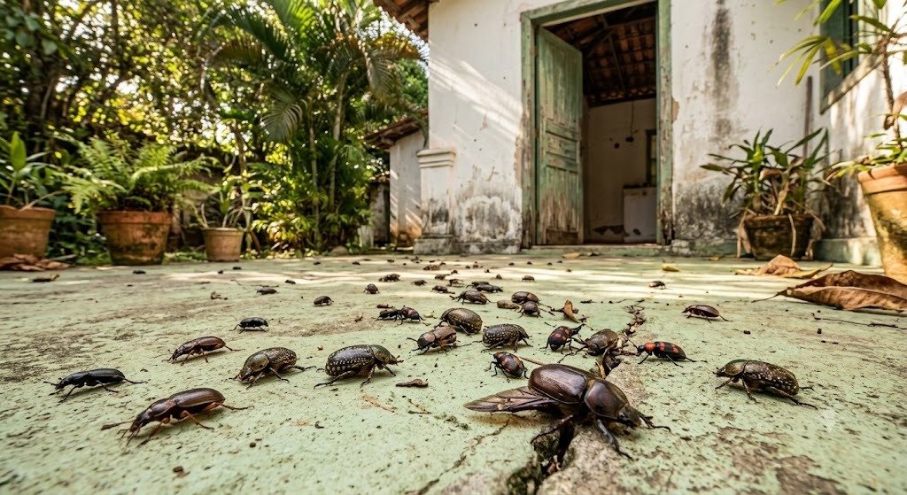 Foto real de Besouros em Botucatu