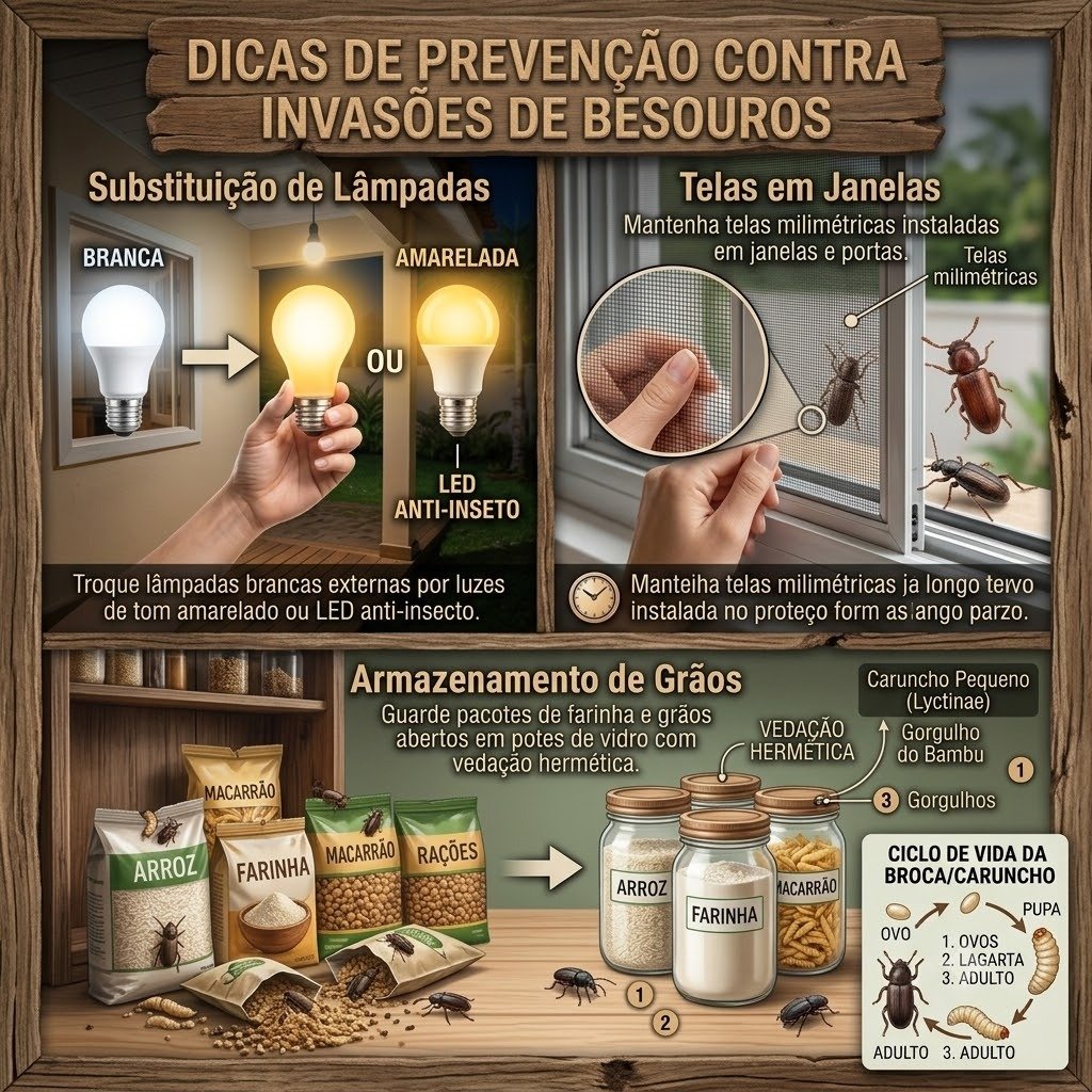 Qual o valor de uma dedetização de besouros em Botucatu - Infográfico de orçamento e inspeção gratuita Casa Livre