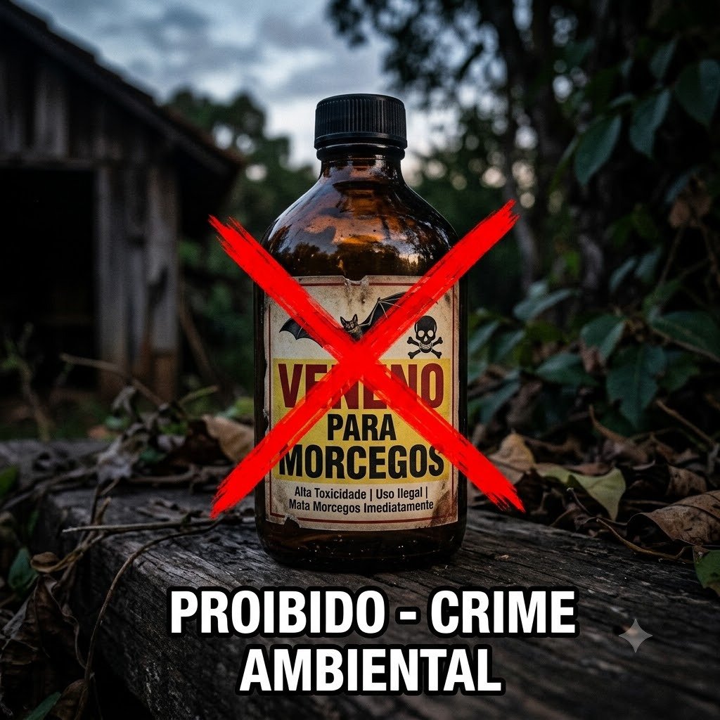 Posso usar veneno para matar morcegos em Botucatu - Proibido Crime Ambiental